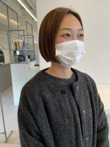 【SKY涌波】ミニボブ　白髪ぼかしハイライト - THE SKY掲載