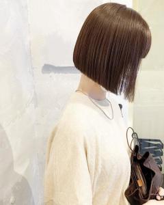 ～大人女性のワンレングスボブ～ - 福岡 オーガニックカラー miroa掲載