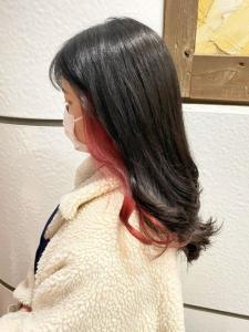 【Reir下北沢】*インナーカラー+ラズベリーレッド* - Reir_下北沢掲載