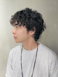 メンズ強めパーマスタイル - Anti Ours掲載