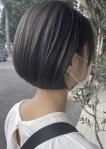 リュドール　小林　暗めエイジレスカラーのミニボブ - 全席個室型美容室 Rue D'or 可児店掲載