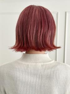 ベリーピンクボブ - Hair studio Olive 心斎橋店掲載