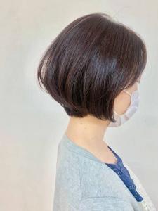 ひし型/小顔/グラデーション/ショートボブ/丸み/20代30 - QUALIS 上福岡店掲載
