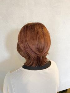 ピンクベージュウルフスタイル - Pompadour掲載