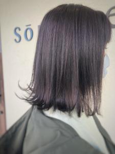外ハネボブ×ツヤ感ラベンダー - 半個室型美容室 Sourire 箱崎店掲載