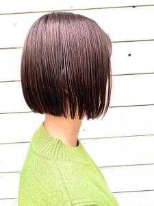 ミニボブ×ラベンダーグレージュ - terrace hair & botanical掲載
