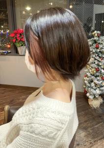 ピンクベージュインナーカラー・ボブ	 - hair＆make egerie掲載
