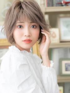 韓国風ショコラアッシュ小顔くせ毛ショート　ミニボブ - COVER HAIR bliss 戸田公園西口店掲載