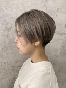 【ふじみ野 上福岡】ショート×オリーブベージュカラー - Blossom hair care & design 上福岡掲載