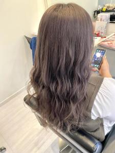 ブリーチ必須！！ラベンダーグレージュ - K&K hair design つつじが丘店掲載