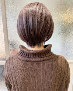 ピンクベージュ×ショートヘア - Eleanor 梅田店掲載