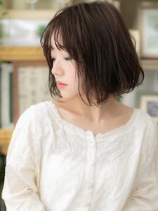 インナーカラー透け感くせ毛風前下がりボブ　ロブヘア - COVER HAIR bliss 上尾西口店掲載