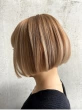 ミルクティーベージュ  ミニボブ 【中目黒/代官山/恵比寿】 - OAKgarden中目黒 hair&nail掲載