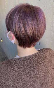 パープルベージュ×すっきりショート♪【中目黒/代官山/恵比寿 - OAKgarden中目黒 hair&nail掲載