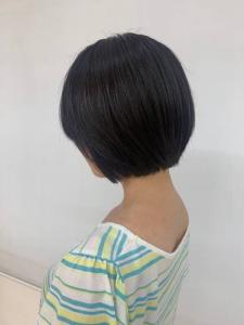 黒髪/ミニボブ/ショートボブ/20代30代/小顔/グラデ - QUALIS 上福岡店掲載
