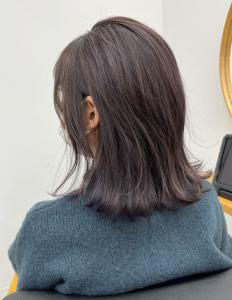 切りっぱなしボブ×ラベンダーアッシュ - ペスカ 長町南店掲載