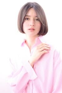 ラベンダーグレージュ ワンレン ミニボブ 20代30代40代 - march?掲載
