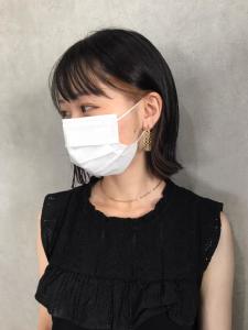 大人可愛い切りっぱなしひし形レイヤーカットモカベージュ - ブロッサム東久留米店掲載