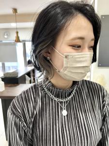 インナーカラー☆アッシュグレージュ☆ケアブリーチ - Flag Hair 西通り店掲載