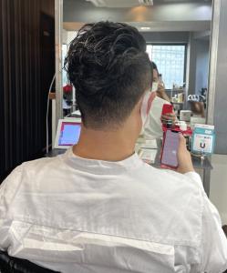 メンズ・アシメパーマ・モヒカンフェード - hair＆make egerie掲載