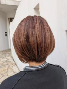 前髪長めのショートボブ - AVENIR 我孫子店掲載