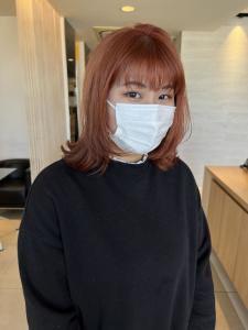 オレンジブラウン/ウルフカット/naomi - FACE。大船掲載