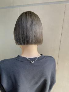 ぱつっとBOB × オリーブベージュ - D'ICI掲載