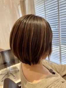 ショートハイライトカラー - Neivs Hair 香椎照葉店掲載