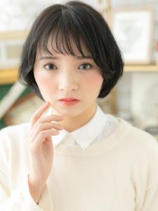 黒髪ナチュラルマッシュショート小顔ミニボブ 　ボブショート　 - COVER HAIR bliss 北浦和西口店【カバー ヘア ブリス】掲載
