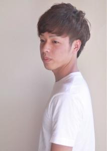 束感メンズマッシュツーブロ短髪スーツパーマ - 半個室型美容室 Sourire 春日店掲載