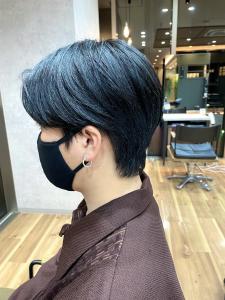 韓国系カット　ブルーブラック - mau 仙台店掲載
