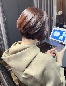 丸み・前下がりショートボブ - hair＆make egerie掲載