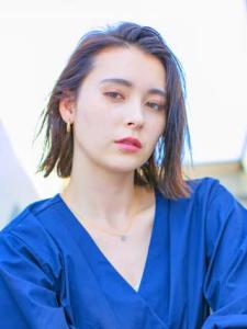 外ハネナチュラルボブ - HAIR&MAKE EARTH 熊本長嶺店掲載