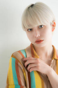 【miel hair新宿】ホワイトベージュ×ショート - miel hair新宿 ケアブリーチ 髪質改善 スパ掲載