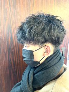 マッシュでつくるメンズツイストスパイラルクリームパーマ - feel.a レキシントンプラザ店掲載