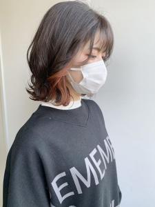 インナーカラーorange▼ - Eleanor 梅田店掲載