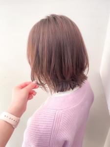 ボブレイヤー ピンクベージュ 【横浜】 - Neolive aim 横浜店掲載