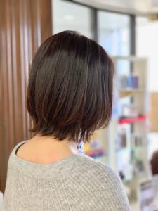 グラデーションショート/ベージュブラウン/外ハネ/大人可愛い - QUALIS 上福岡店掲載