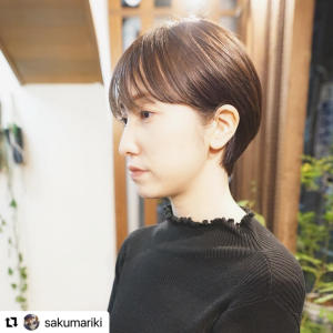 《e's中目黒美容室》横顔の美しい丸みショート【佐久間】 - e's(イーズ)中目黒掲載