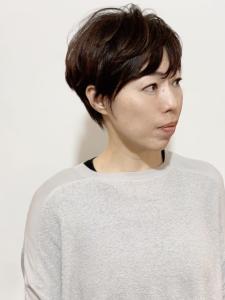 30代ショートヘア：ショートカット：ブラウンカラー - Dali headspa & aging care 発寒南店掲載