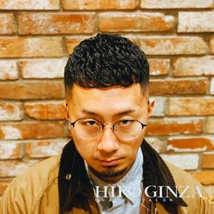 ショートパーマクロップフェードカット - HIRO GINZA 新橋店【理容室】掲載