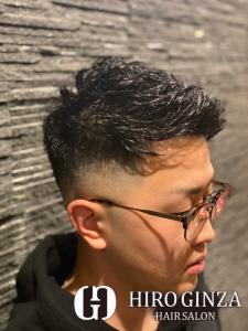 アップバングパーマスキンフェード - HIRO GINZA 新橋店【理容室】掲載