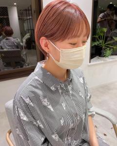 【YOKE】ピンクベージュ/マッシュショート - YOKE掲載