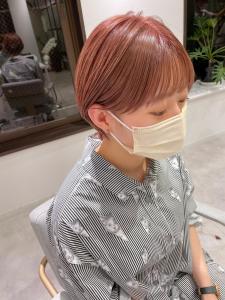 【YOKE】ピンクベージュ/マッシュショート - YOKE掲載