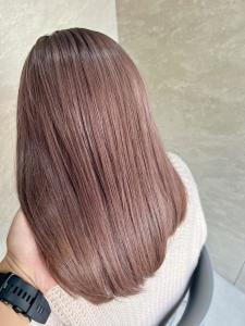 ピンクベージュ☆ケアブリーチ☆イルミナカラー - Flag Hair 西通り店掲載
