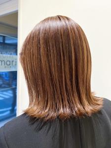 切りっぱなしオレンジブラウン - marju銀座掲載