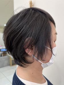 白髪ぼかしハイライト