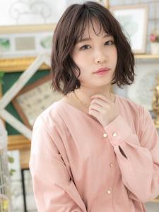 大人ハイライトくせ毛風ボブシースルー前髪　ビターショコラ - COVER HAIR & SPA bliss【カバーヘア アンド スパ ブリス】浦和/浦和西口店掲載