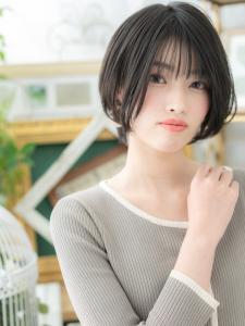 バレイヤージュ小顔前下がりショートマッシュ　エアストレート - COVER HAIR & SPA bliss 浦和西口店【カバー ヘア アンド スパ ブリス】掲載