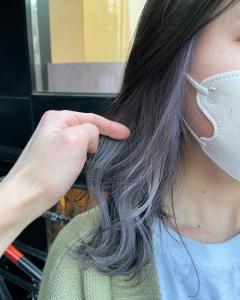 ラベンダーグレージュ/インナーカラー/イヤリングカラー - ACT 十条店掲載